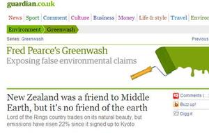 Screengrab of the Guardian article.