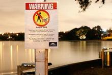 A sign at Takapuna Beach warns owners to keep their dogs off the beach until further notice. Photo / Greg Bowker A sign at Takapuna Beach warns owners to keep their dogs off the beach until further notice. Photo / Greg Bowker