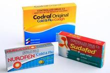 Codral, Sudafed and Nurofen cold and flu pills all contain pseudoephedrine, a key ingredient in making P. Photo / Martin Sykes Codral, Sudafed and Nurofen cold and flu pills all contain pseudoephedrine, a key ingredient in making P. Photo / Martin Sykes