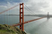 The Golden Gate Bridge looking back towards downtown San Francisco. Photo / Martin Sykes The Golden Gate Bridge looking back towards downtown San Francisco. Photo / Martin Sykes