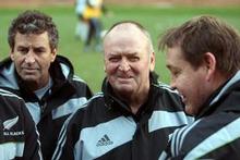 With a 5-1 record, All Blacks coach Graham Henry could be getting to Robbie Deans. Photo / Getty Images With a 5-1 record, All Blacks coach Graham Henry could be getting to Robbie Deans. Photo / Getty Images