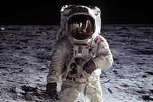 Aldrin is one of only 12 men to have walked on the Moon, a place he describes as a 'magnificent desolation'. Photo / Supplied Aldrin is one of only 12 men to have walked on the Moon, a place he describes as a 'magnificent desolation'. Photo / Supplied