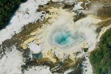 An aerial view of the colours of Orakei Korako thermal area between Rotorua and Taupo. Photo / Jim Eagles An aerial view of the colours of Orakei Korako thermal area between Rotorua and Taupo. Photo / Jim Eagles
