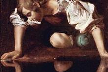 16th century painting of Narcissus, attributed to Caravaggio. According to Greek mythology, Narcissus was punished for rejecting a suitor and fell in love with his own reflection in a pool, where he eventually perished. Photo / Supplied 16th century painting of Narcissus, attributed to Caravaggio. According to Greek mythology, Narcissus was punished for rejecting a suitor and fell in love with his own reflection in a pool, where he eventually perished. Photo / Supplied
