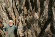 The Wairere Boulders are situated on the property of Swiss couple Felix Schaad (pictured) and his wife Rita, who keeps a bed for stunned geologists who can't believe they've found fluted basalt. Photo / Jim Eagles The Wairere Boulders are situated on the property of Swiss couple Felix Schaad (pictured) and his wife Rita, who keeps a bed for stunned geologists who can't believe they've found fluted basalt. Photo / Jim Eagles
