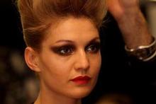 A model backstage at Trelise Cooper. Photo / Getty Images A model backstage at Trelise Cooper. Photo / Getty Images