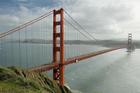 The Golden Gate Bridge looking back towards downtown San Francisco. Photo / Martin Sykes