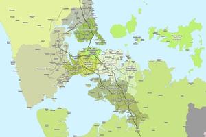 A detail from the map showing the Super City's 12 wards. Image / Supplied.