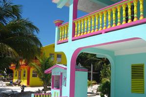 The tiny Caribbean island of Caye Caulker has cute and colourful buildings and the best reggae bars outside Jamaica. Photo / Supplied