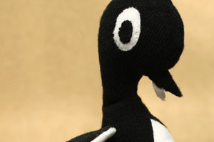 Galapagos Island penguin stuffed toys, made from recycled materials, are sold to raise money for the Galapagos Islands Foundation. Photo / Jim Eagles