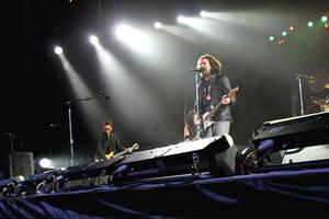 Pearl Jam lead singer Eddie Vedder never missed a note. Photo / Dean Purcell