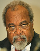 Sir Michael Somare. Photo / Greg Bowker Sir Michael Somare. Photo / Greg Bowker