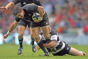 Stephen Donald failed to cement his place as Dan Carter’s backup. Photo / Getty Images