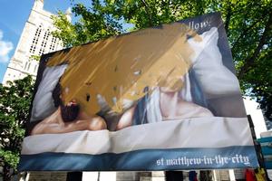 St Matthew's church insists the aim is to provoke conversation about spiritual matters. Photo / Sarah Ivey