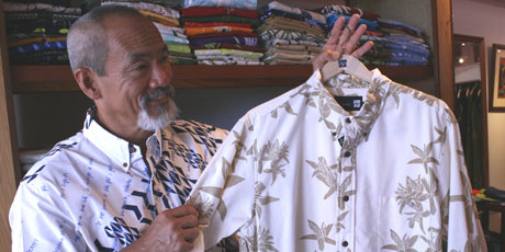 Sig Zane says he began making shirts as gifts for his girlfriend, now his wife, and he's never really stopped.