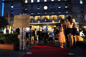 Stoneleigh's pop up bar in Sydney is set up in a shipping container which can be moved from city to city. Photo / Supplied
