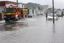 Flooding in Dannevirke earlier this month. Photo / Hawkes Bay Today Flooding in Dannevirke earlier this month. Photo / Hawkes Bay Today
