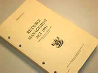 The Resource Management Act has caused headaches for businesses since its inception in 1991. The Resource Management Act has caused headaches for businesses since its inception in 1991.