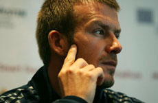 LA Galaxy player David Beckham. Photo / Glenn Jeffrey LA Galaxy player David Beckham. Photo / Glenn Jeffrey