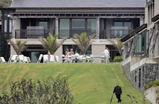 The Omaha house where Martin Crowe and Lorraine Downes were married. Photo / Herald on Sunday The Omaha house where Martin Crowe and Lorraine Downes were married. Photo / Herald on Sunday
