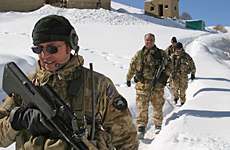 New Zealand troops will continue their patrols in the Bamiyan Province. Photo / Supplied New Zealand troops will continue their patrols in the Bamiyan Province. Photo / Supplied