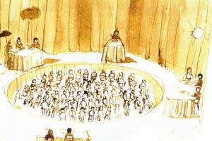 A depiction of how the audience experience '360'. Image / Carl Bland