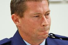 An upset Constable Karl Pennington wept as he gave evidence yesterday. Photo / Brett Phibbs An upset Constable Karl Pennington wept as he gave evidence yesterday. Photo / Brett Phibbs
