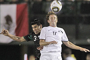 The All Whites have gone down 2-0 to Mexico in an international friendly in Los Angeles. Photo / AP