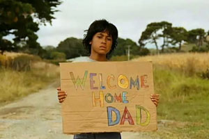James Rolleston plays a young boy with a very active imagination. Photo / Supplied