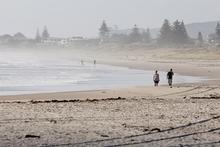 Most people stayed off beaches at summer hotspots like Mount Maunganui today, although some chose to ignore tsunami warnings. Photo / Christine Cornege Most people stayed off beaches at summer hotspots like Mount Maunganui today, although some chose to ignore tsunami warnings. Photo / Christine Cornege