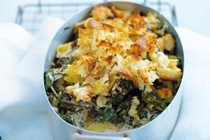 Silverbeet gratin. Photo / Supplied