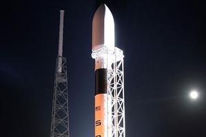 Many believe the SpaceX Falcon 9 rocket, seen here at Cape Canaveral, will be the saviour of the US space programme after the Obama Administration signalled an end to funding. Photo / Supplied