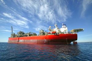 The Tui oil field's Umuroa production vessel. Oil was New Zealand's third biggest earner in 2008, bringing in $2.8 billion. Photo / Supplied