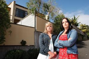 Sisters Lisa (left) and Michelle Turner have fought a major battle to win compensation for their leaky Mairangi Bay townhouse. Photo / Brett Phibbs