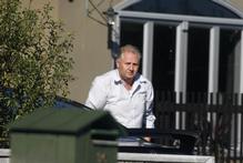 David Hobbs and his Nelson house. Photo / Herald on Sunday David Hobbs and his Nelson house. Photo / Herald on Sunday