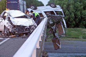 The 16-year-old driver of the van (right) from which Jordyn Beach was hurled faces two manslaughter charges after two passengers died. Photo / Hawke's Bay Today