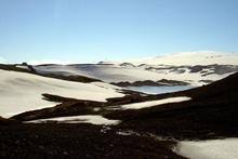 Katla is part of the Mýrdalsjökull glacier, located to the east of Eyjafjallajökull. Photo / Wikimedia Commons user Chris 73 Katla is part of the Mýrdalsjökull glacier, located to the east of Eyjafjallajökull. Photo / Wikimedia Commons user Chris 73