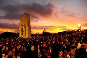 The Auckland Dawn Service. Photo / Greg Bowker