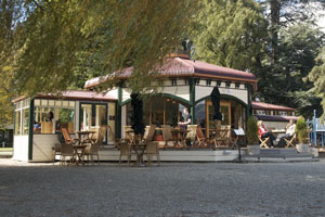 The view and the sunset were the saving graces after a long wait for mediocre fare at Queenstown's The Bathhouse. Photo / Supplied