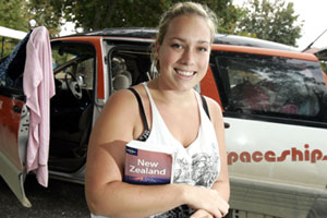 Traveller Stacey Smith says campsites cost too much. Photo / Janna Dixon