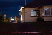 The Fitzherbert Street house where Mr Schist and Mr Hutchison's bodies were found. Photo / Simon Baker The Fitzherbert Street house where Mr Schist and Mr Hutchison's bodies were found. Photo / Simon Baker