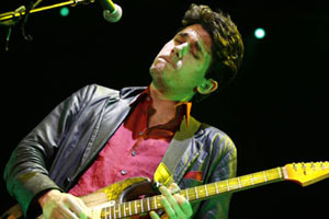 John Mayer entertains fans during his concert at Vector Arena. Photo /Dean Purcell