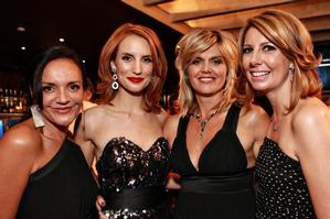 Left to right: Joanna Paul, Samantha Hayes, Leanne Malcolm, and Carolyn Robinson. Photo / Norrie Montgomery