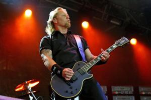 Metallica's James Hetfield. Photo / Martin Sykes
