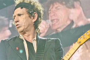 Keith Richards. Photo / Greg Bowker