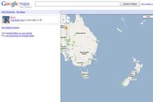 Screengrab of maps.google.co.nz Screengrab of maps.google.co.nz