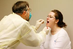 Tammie Wolff showed signs of the flu strain on her arrival in NZ from the US. Photo / Greg Bowker