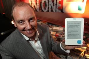 Dave Fenlon says e-readers are reigniting interest in books. Photo / Brett Phibbs