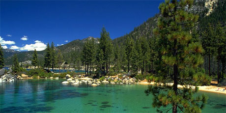 Gorgeous Lake Tahoe is a popular location for fishing and both winter and summer recreation. Photo / Wikimedia Commons image by Christian Abend