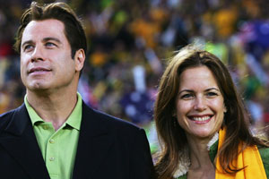John Travolta and his wife Kelly Preston are reportedly expecting twins. Photo / Getty Images